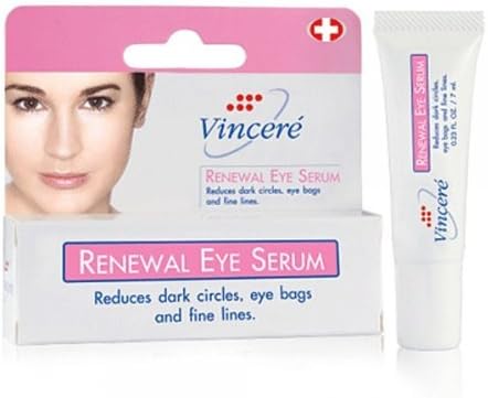 Best Eye Cream Vincere Renewal EYE Cream Reduce Dark Circles, Eye Bags and Fine Lines 7 Ml. x 3 Tubes