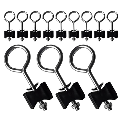 Vis de rechange pour trampoline de fitness Hohopeti : lot de 12 vis de montage longues noires