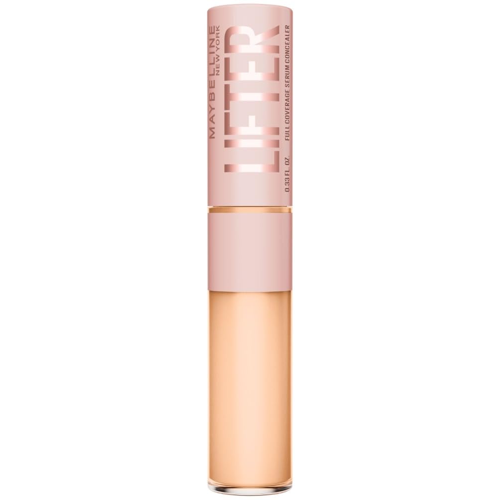 Maybelline New York Correttore in Siero Copri Occhiaie, Per Tutti i Tipi di Pelle, Contorno Occhi Illuminato, Formula Idratante, Con Caffeina e Peptidi, Lifter Concealer, Tonalità: 30, 5 ml