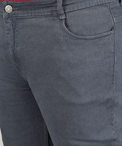 Image of STUDIO NEXX Regular Fit Cotton Lycra Blend Black Jeans
