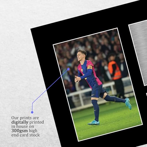 HWC Trading Gavi Barcelona Geschenke Gedrucktes Signiertes Autogramm Foto für Fußball Anhänger and Fans - A4