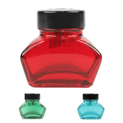 ALVIN DUX Glass Inkwell Sharpener/Single Red