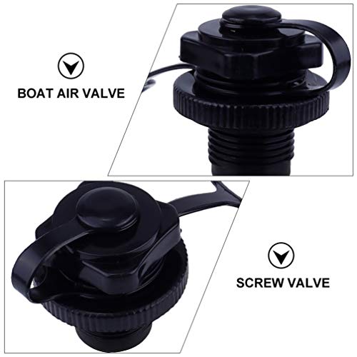 CLISPEED Válvula De Ar De Caiaque Válvulas De Ar De Barcos De Borracha Adaptador De Válvula De Ar Pa