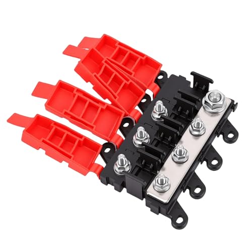 Porte-fusible 200A 1 entrée 3 sorties Hyuduo en acier inoxydable pour voiture