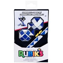 Rubiks Connector Snake, Two-Pack Cubes 3D Puzzle Game Stress-Relief Fidget Toy Activity Cube Travel Game Gift Idea, for Adults and Kids Ages 8 and up