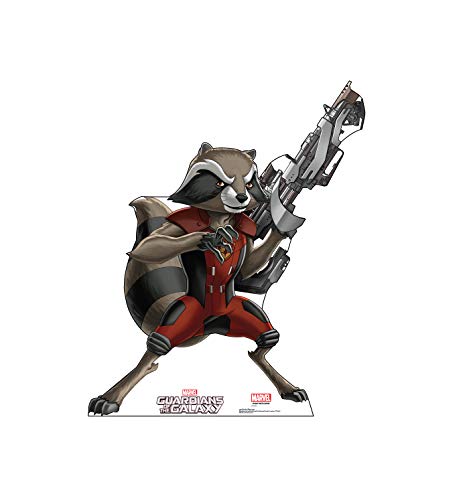 Cardboard People Rocket Raccoon Life Size Cardboard Cutout Standup - Guardians of The Galaxy (TV Series)