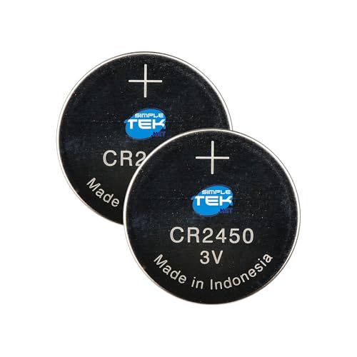 Piles au lithium CR2450 SIMPLETEK de haute capacité 620mAh pour électronique durable