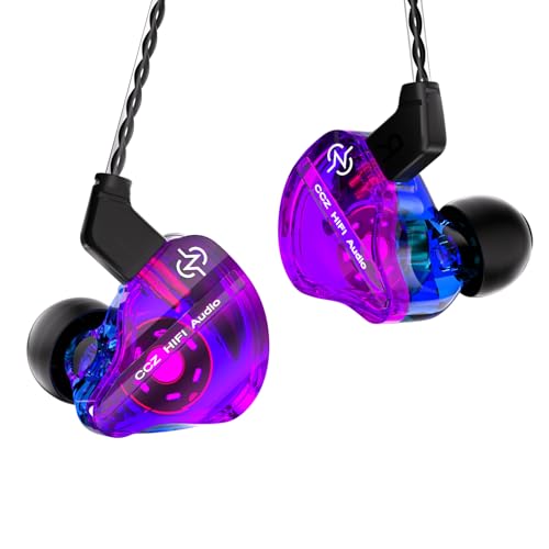 Yinyoo CCZ DC01 PRO Cuffie con Filo,Bassi profondi In Ear Monitor Auricolari,Potente Diaframma Composito Magnetico,Comodo Cuffiette con Cavo OFC di Trasmissione Stabile ad alta Purezza per Gaming