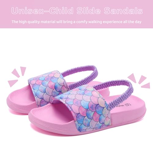 WateLves Toddler Boys Girls Slides Sandals for Swim Beach Kids Water Shoes Casual Summer Slippers2