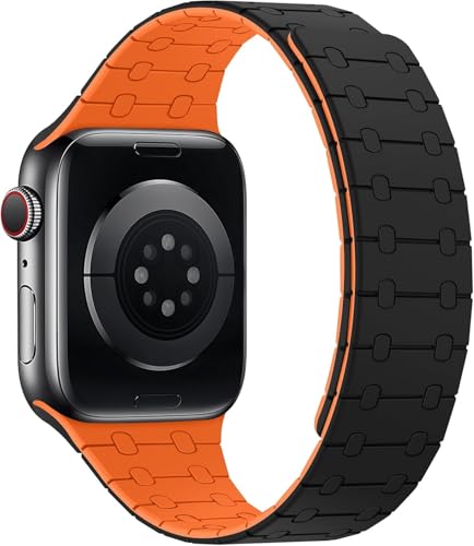 Image of Velour Silicone Watch Strap Compatible with Apple Watch 41mm, 40mm & 38mm, for iWatch Series SE, SE2,10 9, 8, 7, 6, 5, 4, 3 -Sport Loop for Men & Women(Watch Not Included)