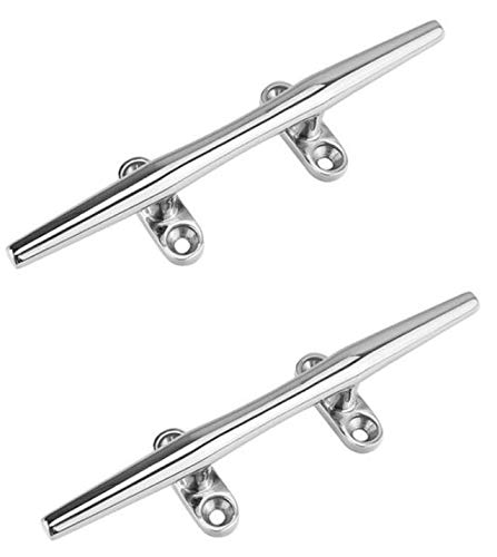 Two Marine Grade Stainless Steel Cleats 4
