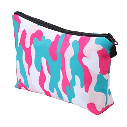 Trousse de maquillage légère et imperméable avec motif camouflage tendance