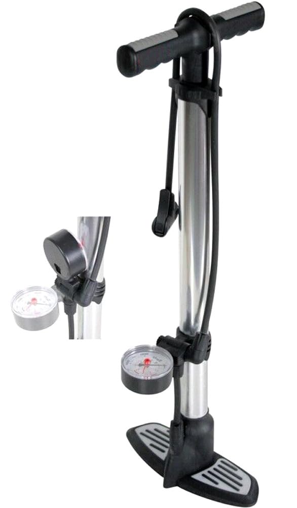 Bomba de bicicleta Valex de aluminio compacta y ligera para inflar neumáticos 2