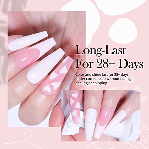 Born Pretty White Soak Off Gel Nail Polish #TOP18