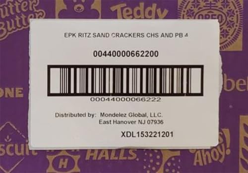 Image of RITZ Peanut Butter and Cheese Sandwich Crackers Variety Pack, Lunch Snacks, 32 Snack Packs (6 Crackers Per Pack), Pack of 115