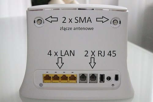 Wi-Fi Router Zte Mf283+ Unlocked 4G Lte Not Usa European Bands + 4 Rj45 (4G Lte Europe, Asia, Middle East, Africa) #TOP4