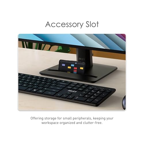 Image of msi PRO MP275 E2 27-inch IPS 1920 x 1080 (FHD) Gaming Office Monitor, 120Hz, Free-Synch, HDMI, DisplayPort, VGA Port, VESA Mountable, Tilt, Speaker, 4-Side Slim Bezel 1ms, Black