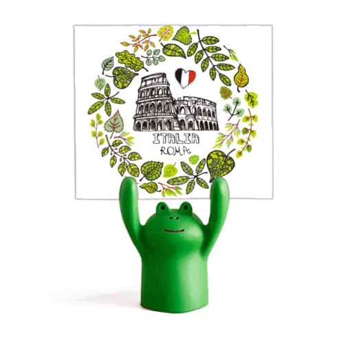 Support de mémo grenouille mignon, porte-photo et pince-note pour décoration intérieure