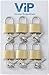 3/4" (20mm Appx) Mini Brass Lock 6-piece Set