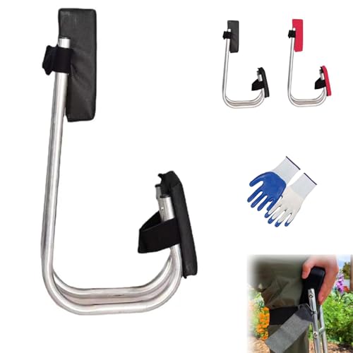 ZOTKAMN Dispositivo De Rodillas Para JardineríA, Asiento De Rodillas Para Jardineros, Dispositivo De Rodillas Para AlbañIles, ProteccióN óPtima Para Las Rodillas, Soporte Para Los Tobillos (Black)