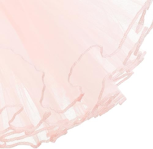 EASTBUDDY Tutu Skirt Girls Elastic Ballet Dance Skirts 4 Layers Tulle Tutu for Toddler Kid Baby 4 415o+HjQk0L. AC