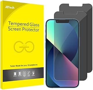 JETech Prywatność Ochraniacz Ekranu dla iPhone 13/13 Pro 6,1 Cala, Folia ze Antyszpieg Szkło Hartowane Film, Screen Protector, 2 Sztuka