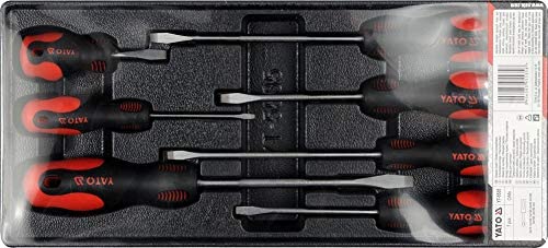 PVC TRAY WITH 7PCS SLOTTED SCREWDRIVERS
