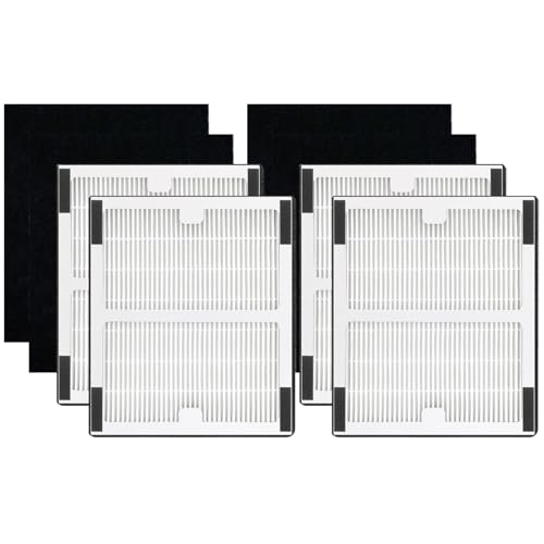 Filtres Idylis IAP-10-125 et IAP-10-150 : lot de 4 filtres HEPA H13 et 4 préfiltres IAF-H