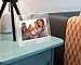 Isaac Jacobs 8” x 10” Clear Plain Acrylic Picture Frame, Magnetic Photo Frame, Made for Tabletop Display with Two-Way Easel