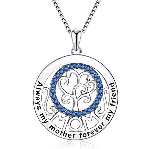 NUMMY Always My Mother Forever My Friend Engraved Pendant Necklace for Women (18