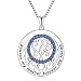 Nummy "I Love You Mom" Love Heart Necklace, 18", Jewelry for Women & Girls, Special Gifts for Girlfriend, Wife, Sister, Aunt, Grandma, Mom (Love You Mom & Life Tree)