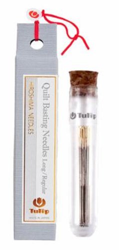 Japanese Hand Sewing Needles - Tulip Quilt Basting Needles - Long & Short (Regular) - 6 Needles