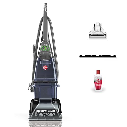 Hoover Brush & Wash 2-in-1 Carpet & Hard Floor Cleaner SpinScrub Technology Dual Tank System Deep Cleaning Performance (F5916901)