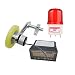 CALT GHW38 Roller 300mm Rubber Wheel Length Position Meter Measuring Pulse Rotary Encoder 600PPR Push-Pull with HB961 Indicator and alram Steel Mounting Spring Bracket