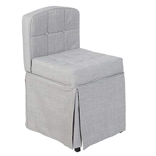 Silverwood Vanity Chair, Grey