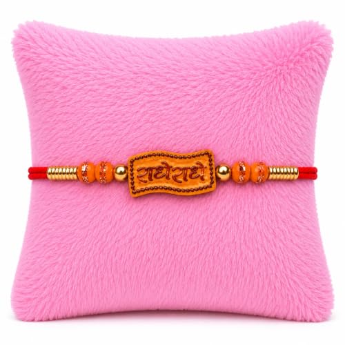 Image of Elegant Stone Rakhi | Designer Raksha Bandhan Rakhi for Brother | Sacred Festival Thread