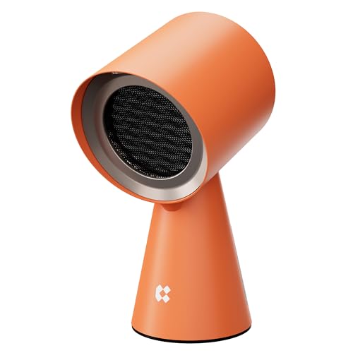 CIARRA CBPHO01 Campana Extractora de Escritorio 11.5kW/h 2 Velocidades, Mini Campana Sobremesa Portable, Extractor cocina mútiples filtración-Naranja