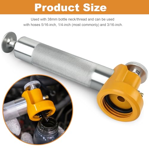 Oil Sampling Pump with Vacuum Release Valve - Compatible with 5/16-inch Hose, 3/16-inch Hose and 1/4-inch Hose (Most commonly Used) by Jetuplusllc - Image 3