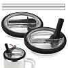 40 oz Tumbler Flip Straw Lid for Stanley Cup Accessories, 2 Pack Leak Proof Stanley Lid Replacement 40 oz for Stanley Quencher