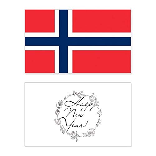 Tarjeta de Año Nuevo de Noruega ideal para felicitar a coleccionistas