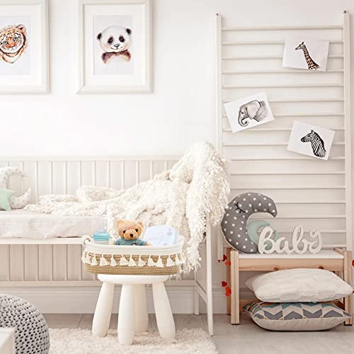 Hosroome Small Cotton Rope Woven Basket Toilet Paper Baskets For Organizing Decorative Basket For Boho Decor Small Storage Basket For Bedroom Nursery Livingroom Entryway,Beige #TOP2
