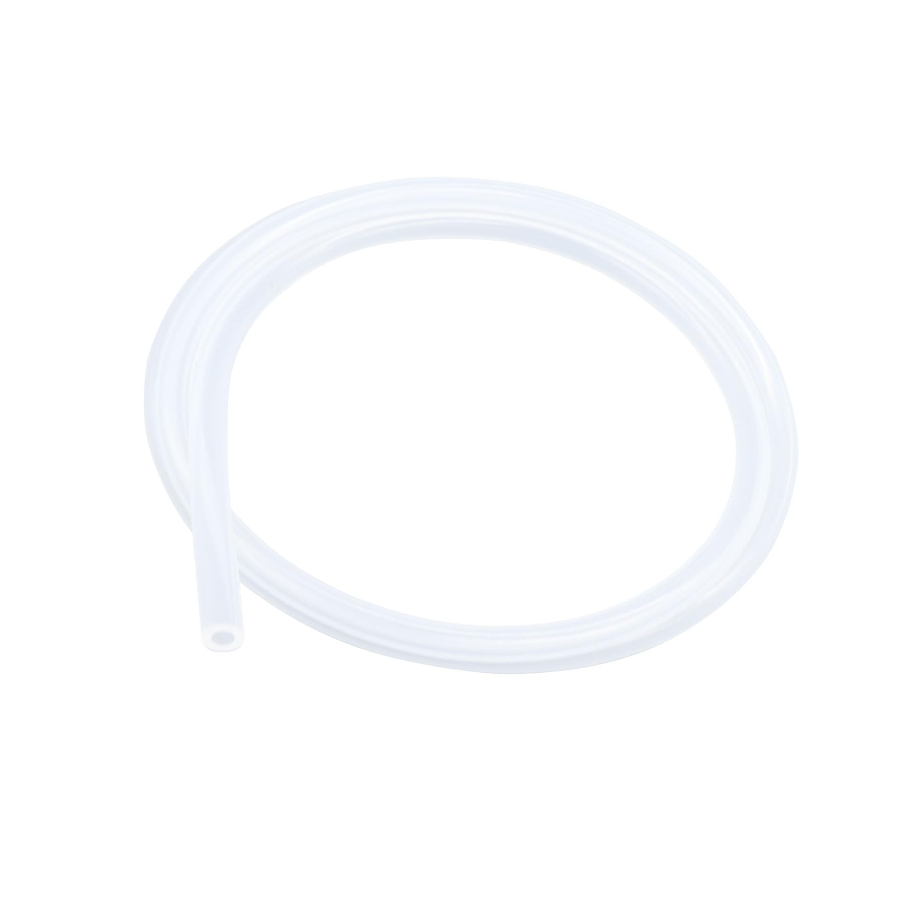 iMeistek 5mm ID x 8mm OD Silicone Tube 2.5m, Clear Flexible Food Grade Hose Air Water Pipe for Pump Transfer,Aquarium