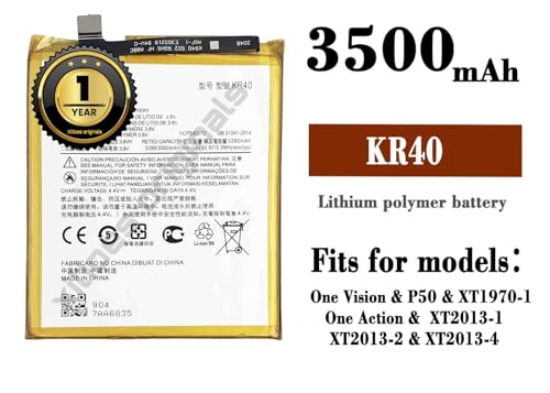 Image of KR40 Battery for Motorola One Vision XT1970-1 / P50 Battery with 1 Year Warranty** (B288)