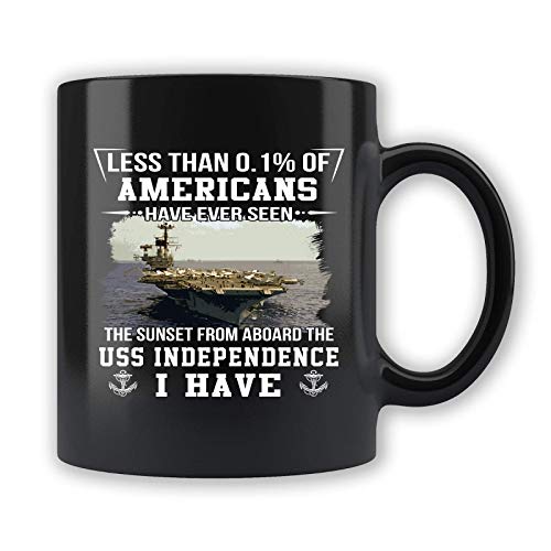 IZI POD Have Ever Seen The Sunset from USS Independence Navy Ships Mug Navy Veteran Mens Gift USS Navy Coffee Mug Gift Mug
