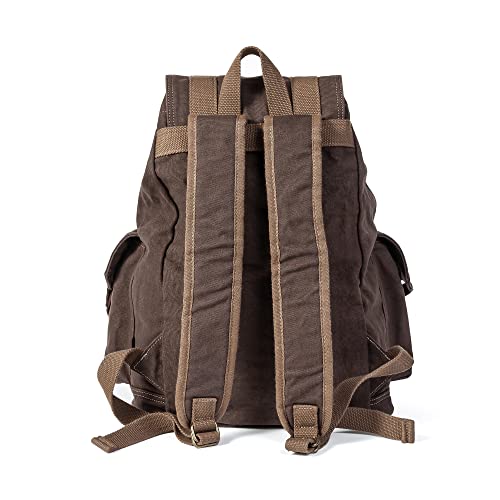 Gootium Classic High-Density Thick Canvas Backpack Rucksack, Tiramisu, Small - Thumbnail 5