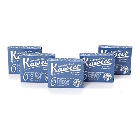 Kaweco 30 Ink Cartridges Blue/Black Cover
