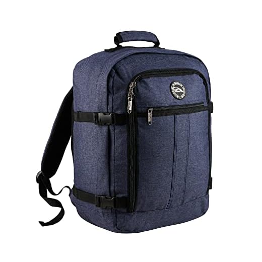 Cabin Max Metz 30L Mochila de Viaje 45 x 36 x 20 cm Adecuada para el Maleta de Mano de Cabina Easyjet y Wizzair (Atlantic Blue)