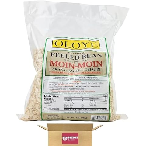 Peeled Beans - All Natural Peeled Black Eye Peas - Peeled Wild Rice - Pack of 1-2lb by HIMI STORE Cover