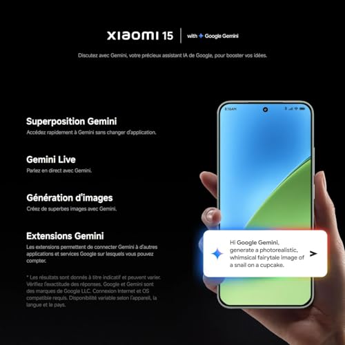 Xiaomi 15 Smartphone, 12+512GB, Black, 50MP Leica main camera, 5240mAh battery, 90W HyperCharge, HyperAI (UK Version + 2 Year Warranty)(No power adapter included) - 7
