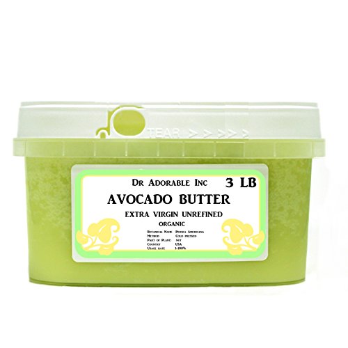 Avocado Butter Extra Virgin Unrefined By Dr.Adorable Pure Raw 48 Oz/ 3 lb